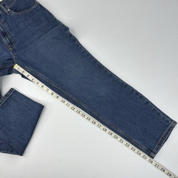 Everlane Women's‎ NWT Indigo The Original Cheeky Straight Jean W30 Crop/L26 - Picture 11 of 13